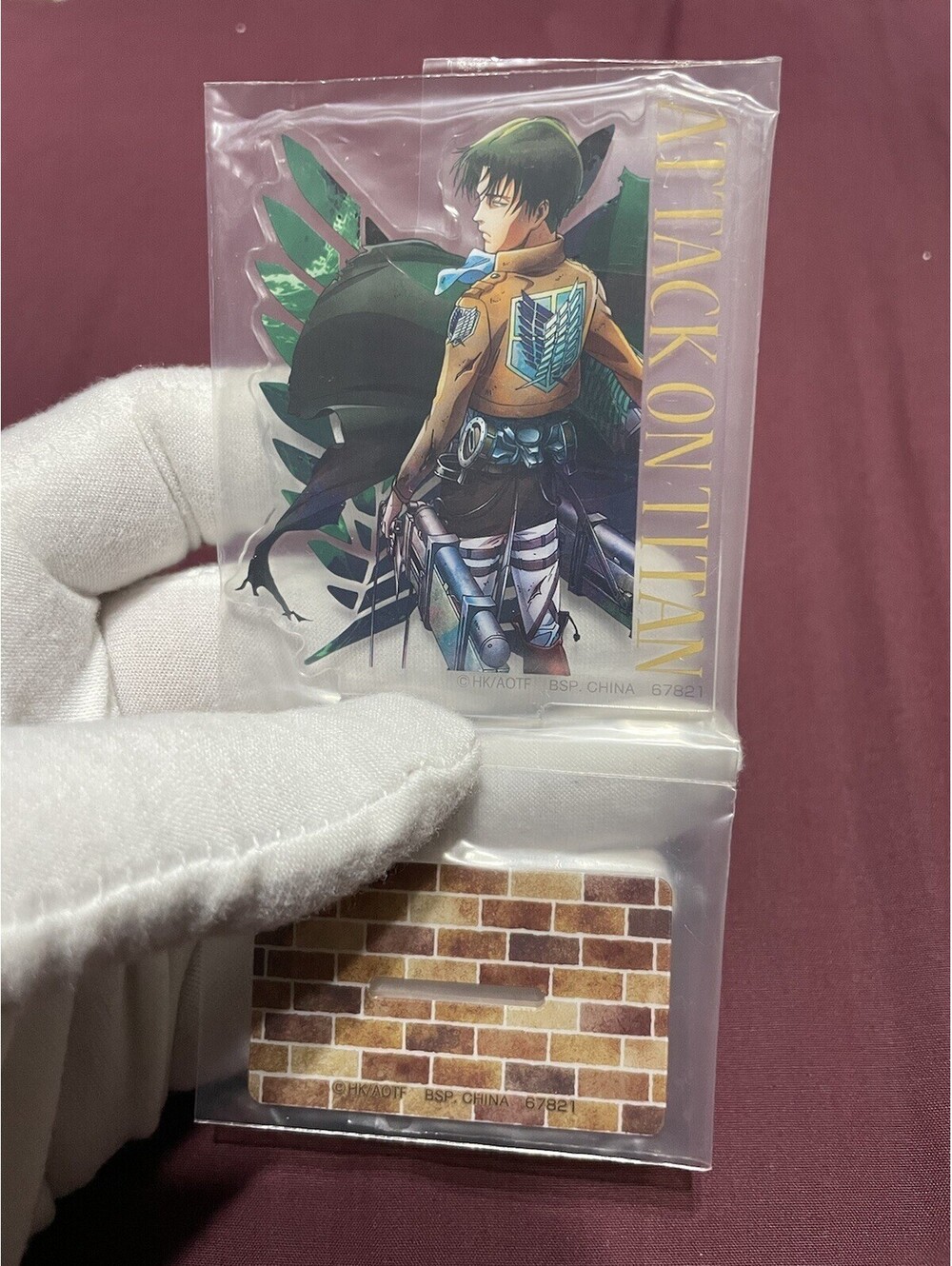 Attack On Titan Ichibankuji World Outside The Wall Prize F Acsta Levi Acrylic St